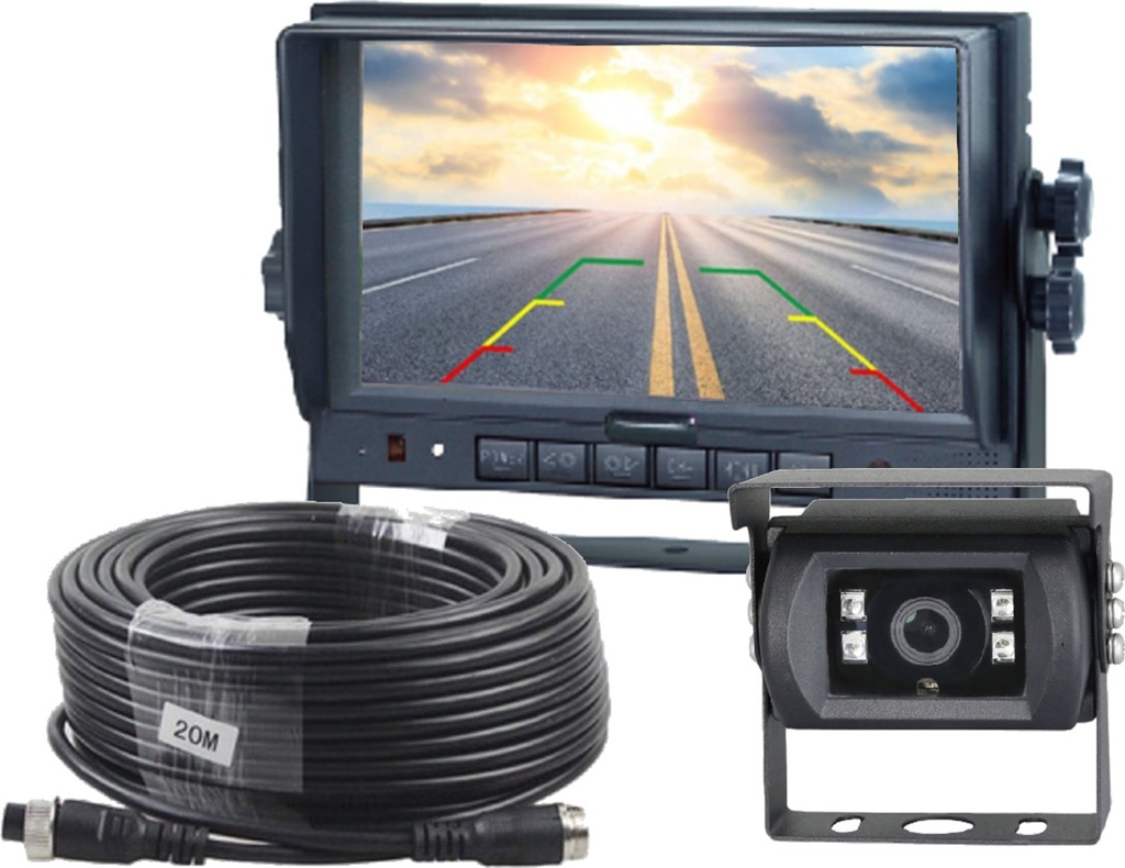 KIT CAMARA Y MONITOR 7 PULG