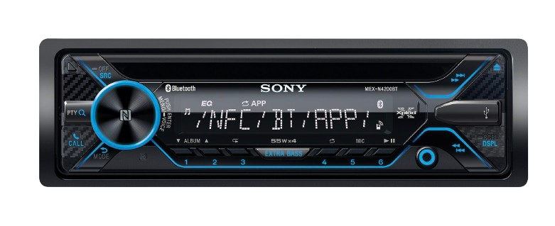 AUTORADIO 1 DIN CD, MP3, USB, BT