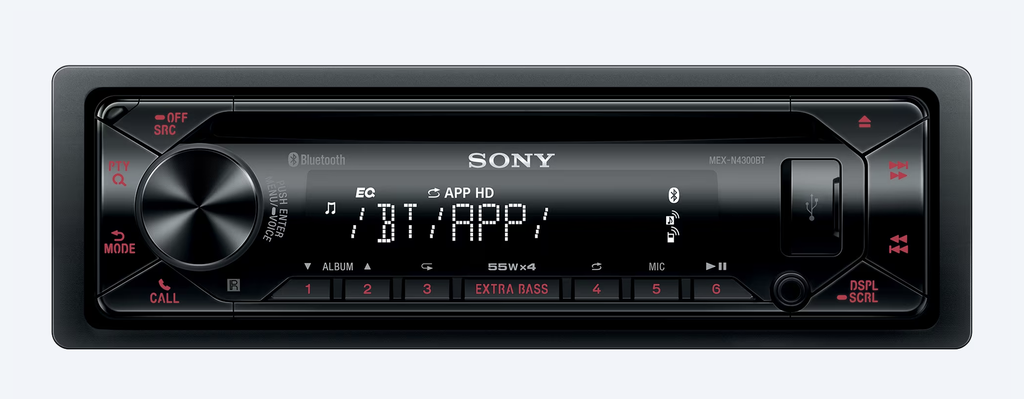 AUTORADIO 1 DIN CD, MP3, USB, BT
