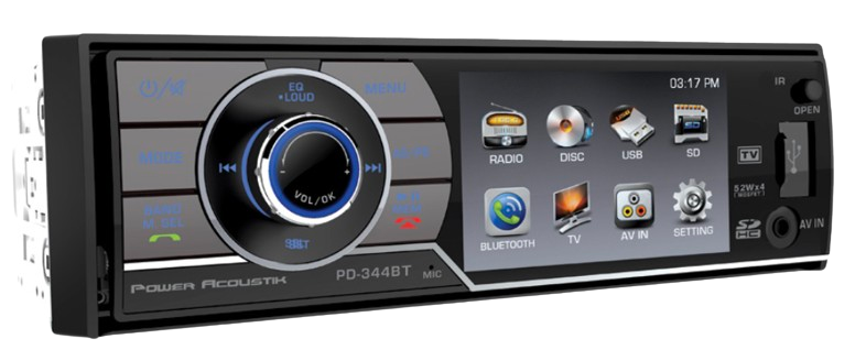 AUTORADIO 1DIN 3.4" LCD