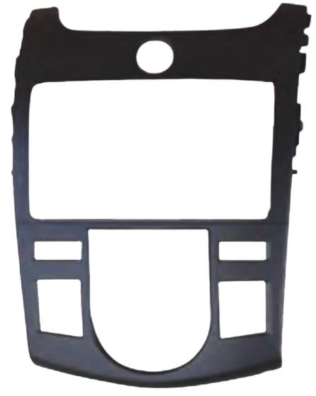 CONSOLA RADIO 2DIN KIA FORTE 09 NEGRO 2DIN