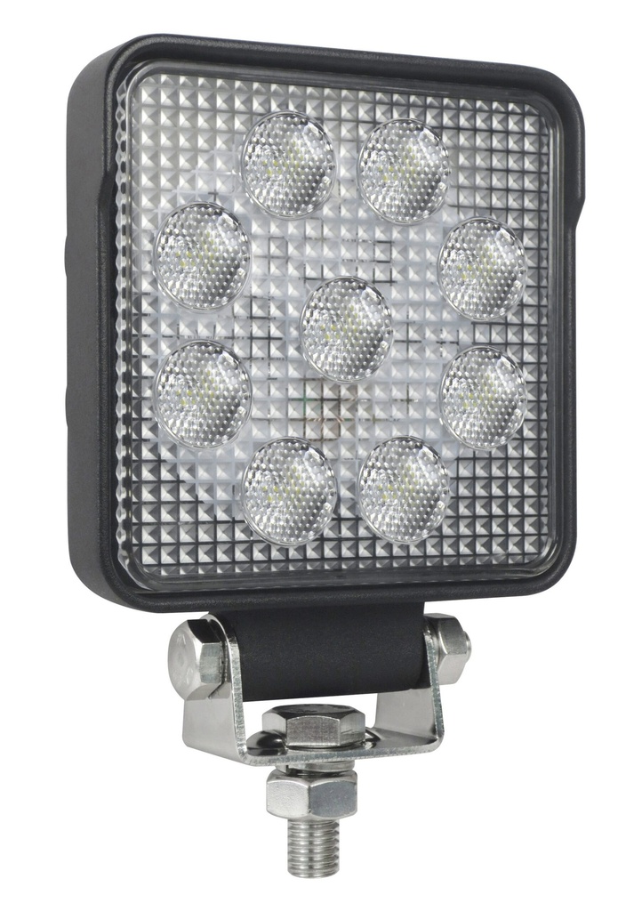 FARO DE TRABAJO 9 LED BLANCO 10x10x4 cm